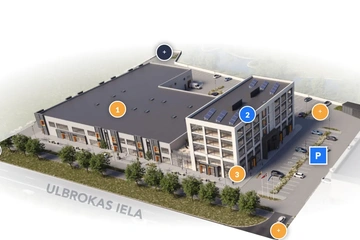 Piedavājumā jaunas veikala/noliktavas telpas Dreiliņos, 248.52 m2